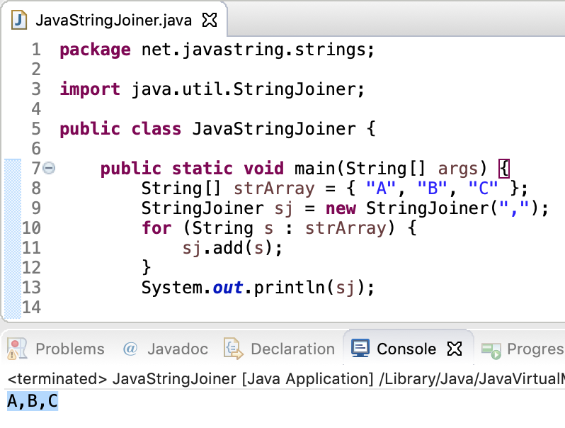 Java StringJoiner Class 6 Real Life Examples