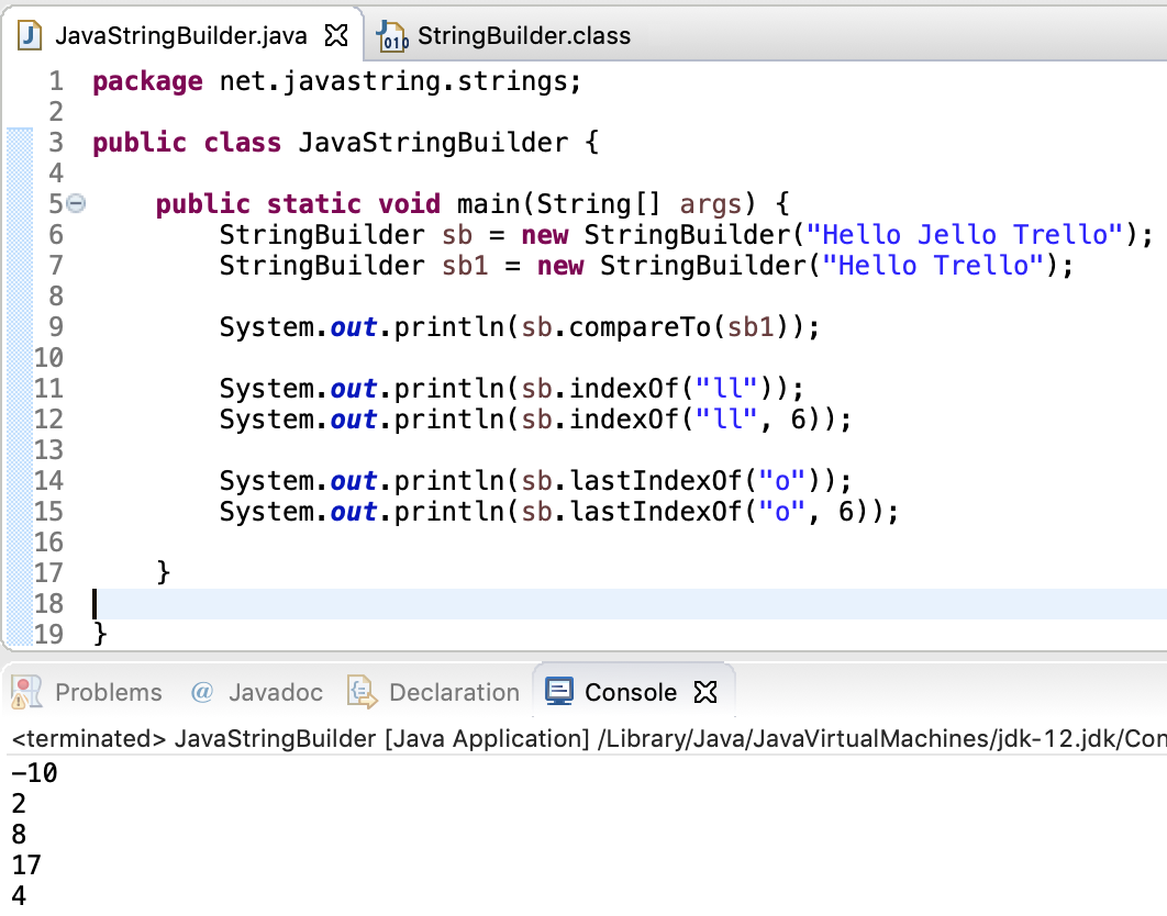 Stringbuilder c